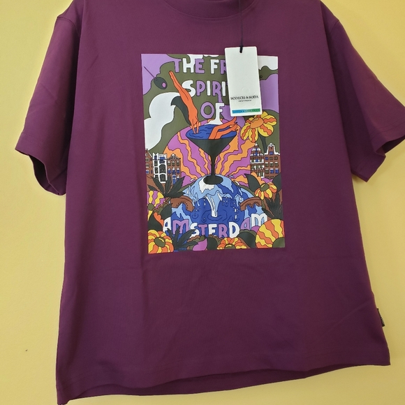 Scotch & Soda Amsterdam T shirt XS NEW with tags - Picture 1 of 4